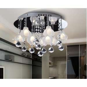 Flowers, crystal lamps bedroom lamps decorative ceiling 