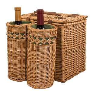  2 person Vino Wine and Cheese Picnic Basket. Patio, Lawn 