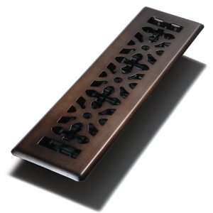 : Decor Grates AGH212 RB 2 Inch by 12 Inch Gothic Bronze Steel Floor 