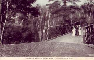 CHIPPEWA FALLS, WI IRVINE PARK BRIDGE OF PINES  