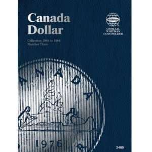  Whitman Canadian Dollar Folder 1968 1984 #3 #2488 Toys 
