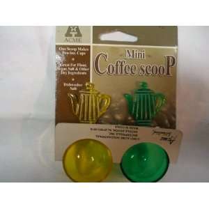  Mini Coffee Scoop 2/pk Dishwasher Safe , One Scope Makes 