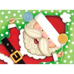   Box of Santa Christmas Cards (Holiday Greeting Cards): Home & Kitchen