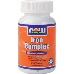 Now Iron Complex, 250 Tablet