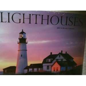  2011 16 month Calendar Lighthouses 11.7 X 11.7 