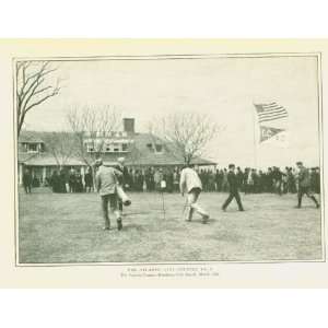   Print Golfers Playing At Atlantic City Country Club 