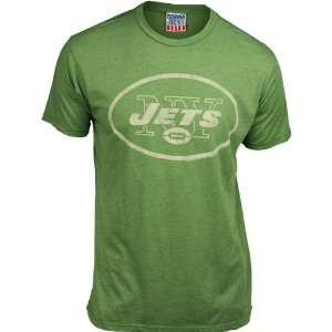  Junk Food New York Jets Retro T Shirt Size: Large: Sports 
