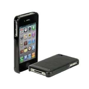   Scosche iPhone 4 BeefKase   Black Leather Cell Phones & Accessories