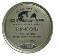 mink oil water repellent leather softener and conditioner 2 8 oz tin 