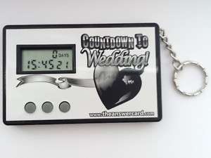 Wedding Countdown Timer Novelty Great Gift Clock  