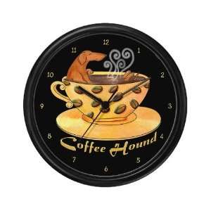  Coffee Hound Funny Wall Clock by 
