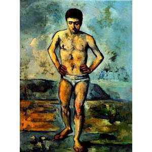   Made Oil Reproduction   Paul Cezanne   24 x 32 inches   The Bather