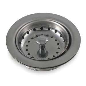 : Drain Accessories Strainer Sink Strainer,Pipe Dia 3 1/2 To 4 In,SS 