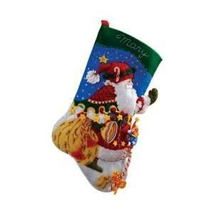 Bucilla Felt Applique 18 Christmas Stocking Kit By Mary Engelbreit 