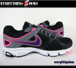 Nike Wmns Downshifter 4 Msl Black Purple Cool Grey Pink Running Shoes 