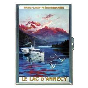  France Lake Annecy Paris Lyon ID Holder, Cigarette Case or 