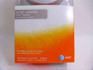Altec Lansing Orbit Universal Music Speaker NEW IN BOX  