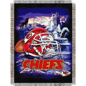  Kansas City Chiefs NFL Woven Tapestry Throw (Home Field 