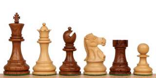 Deluxe Old Club Staunton Chess Set (GR)   3.25 King  