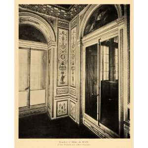  1920 Print Boudoir de Serilly Victoria Albert Museum 