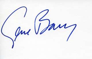 GENE BARRY: TVs BAT MASTERSON: Autograph  