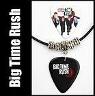 big time rush guitar pick black leather necklace pick location