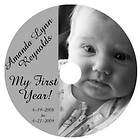   White YOUR OWN PHOTO Bridal Shower Wedding Party Favors CD/DVD Labels