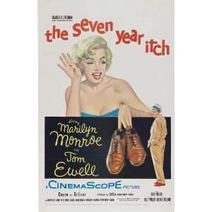 The Seven Year Itch (1955) 27 x 40 Movie Poster Style D  