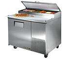 TRUE MANUFACTURING TPP 60 60 S/S PIZZA PREP TABLE COOLER 15.9 CU.FT