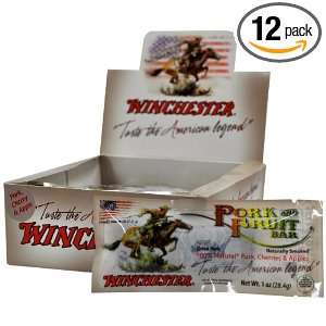 Winchester Natural Pork and Fruit Bars (Pack of 12)  