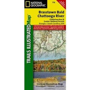   Chattooga River, Chattahoochee National Forest Map