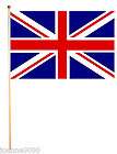 union jack great britain uk british hand held waving fabric