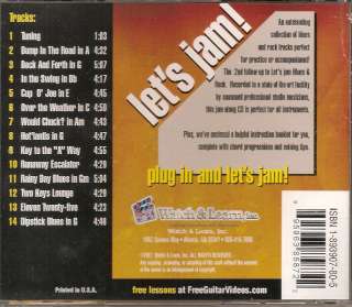 LETS JAM Play Along CD Tracks Band BLUES & ROCK VOL 3  