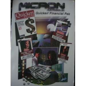  Quicken Financial Pak   Micron   Quicken Deluxe, Parents 
