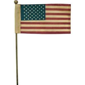  Set of 6 Americana Tea Stained Flag