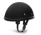 Daytona Helmets Easy Rider Flat Dull Black Novelty Motorcycle Helmet
