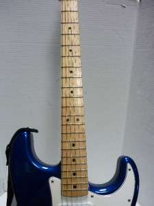   Electric Guitar 2004 2005 Dark Blue W/ Lightning Bolt Strap  
