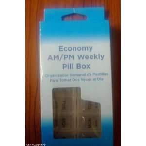  ECONOMY AM/PM WEEKLY PILL BOX BRAND NEW GREAT GIFT 