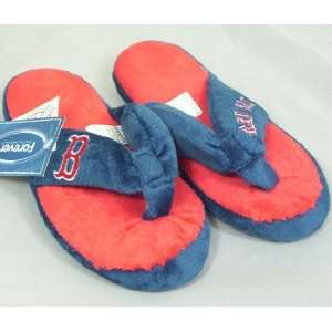  Boston Red Sox Womens Flip Flop Thong Slippers: Sports 