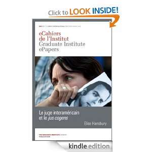 Le juge interaméricain et le «jus cogens» (French Edition 