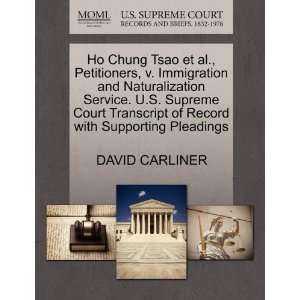   with Supporting Pleadings (9781270669296): DAVID CARLINER: Books