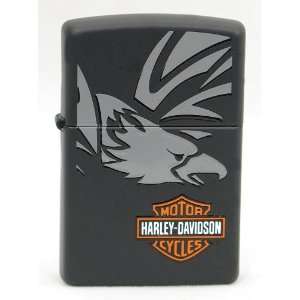  Lighter   Harley Eagle Black Matte