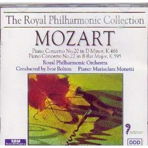  Mozart: Piano Concertos No2. 20 & 27, K. 466 & 595: Music