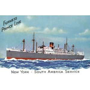 Prince Line Ship New York to South America Service Ocean Transatlantic 