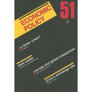 Economic Policy 51 (9781405155465) Georges De Menil, Richard Portes 