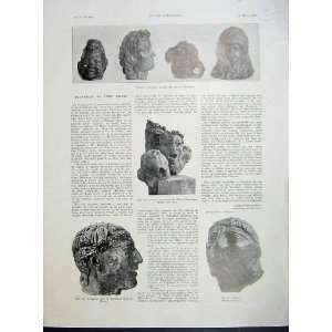  Mask Bourdelle Petit Palais Bust French Print 1933
