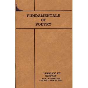  Fundamentals of Poetry Language Kit Company Books