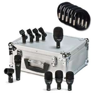  Audix FP5 Fusion Drum Pack Percussion Microphones and (5 
