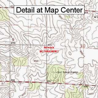  USGS Topographic Quadrangle Map   Newark, Wisconsin 