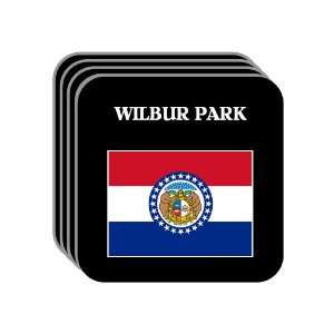  US State Flag   WILBUR PARK, Missouri (MO) Set of 4 Mini 